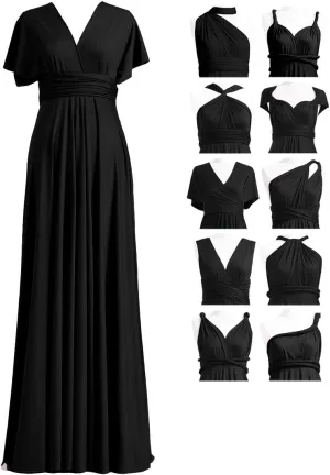 72styles Infinity Dress with Bandeau, Convertible Bridesmaid Dress, Long, Plus Size, Multi-Way Dress, Twist Wrap Dress