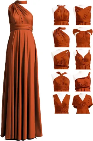 72styles Infinity Dress with Bandeau, Convertible Bridesmaid Dress, Long, Plus Size, Multi-Way Dress, Twist Wrap Dress