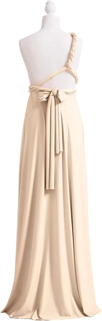 72styles Infinity Dress with Bandeau, Convertible Bridesmaid Dress, Long, Plus Size, Multi-Way Dress, Twist Wrap Dress