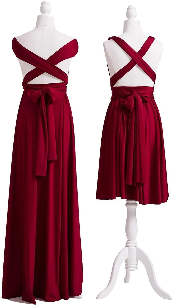 72styles Infinity Dress with Bandeau, Convertible Bridesmaid Dress, Long, Plus Size, Multi-Way Dress, Twist Wrap Dress
