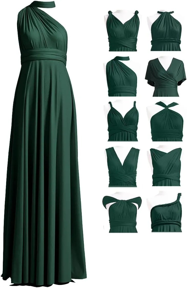 72styles Infinity Dress with Bandeau, Convertible Bridesmaid Dress, Long, Plus Size, Multi-Way Dress, Twist Wrap Dress