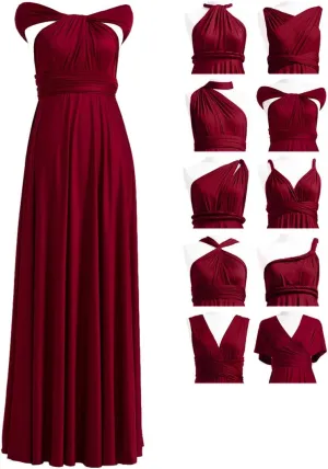 72styles Infinity Dress with Bandeau, Convertible Bridesmaid Dress, Long, Plus Size, Multi-Way Dress, Twist Wrap Dress