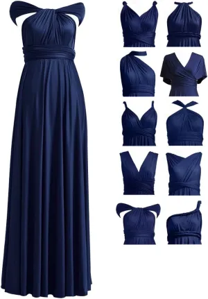 72styles Infinity Dress with Bandeau, Convertible Bridesmaid Dress, Long, Plus Size, Multi-Way Dress, Twist Wrap Dress
