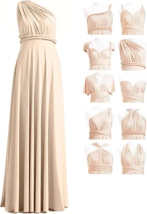 72styles Infinity Dress with Bandeau, Convertible Bridesmaid Dress, Long, Plus Size, Multi-Way Dress, Twist Wrap Dress