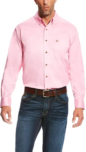 Ariat Men's Solid Twill Classic Fit Shirt