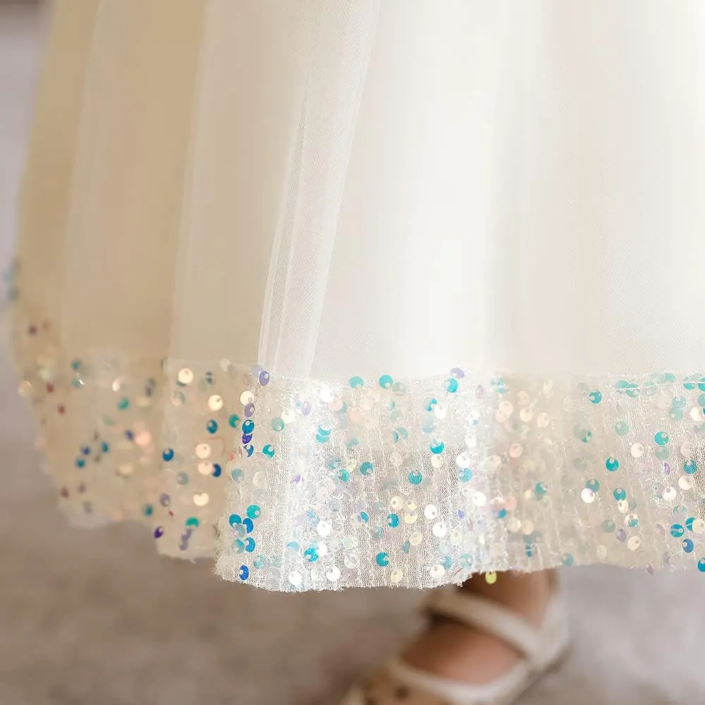 Baby Girls Dress Toddler Party Dress Cute Church Baptism Birthday Party Formal Dress