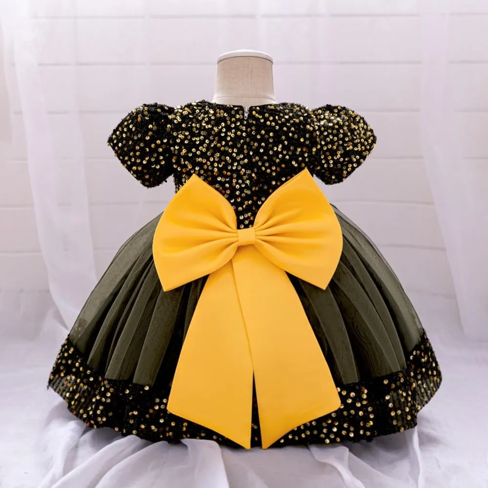 Baby Girls Dress Toddler Party Dress Cute Church Baptism Birthday Party Formal Dress