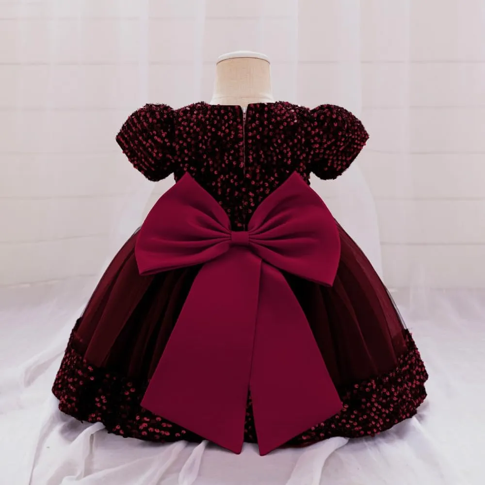 Baby Girls Dress Toddler Party Dress Cute Church Baptism Birthday Party Formal Dress