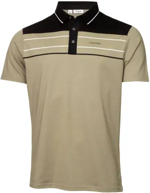 Calvin Klein Men's Blackwater Golf Polo Shirt - Camouflage Green - XL