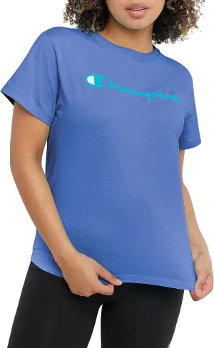 Champion Women'S Classic Tee, Script