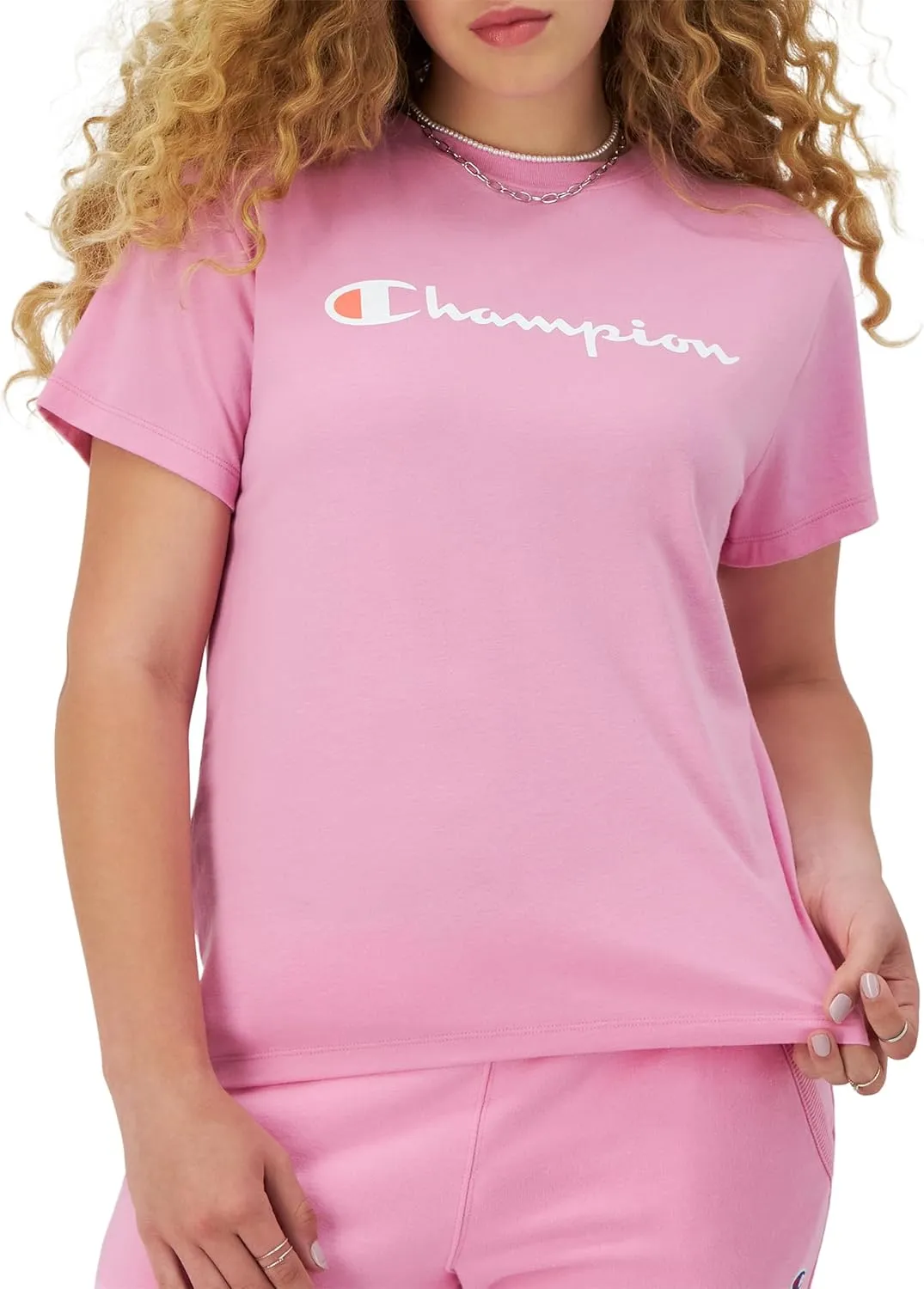 Champion Women'S Classic Tee, Script