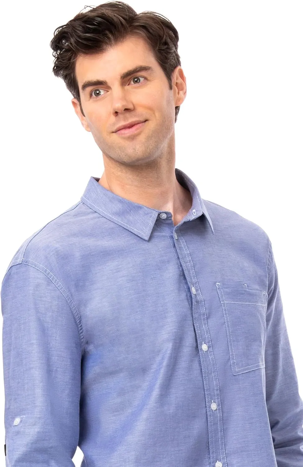 Chef Works Men's Modern Oxford Classic Shirt