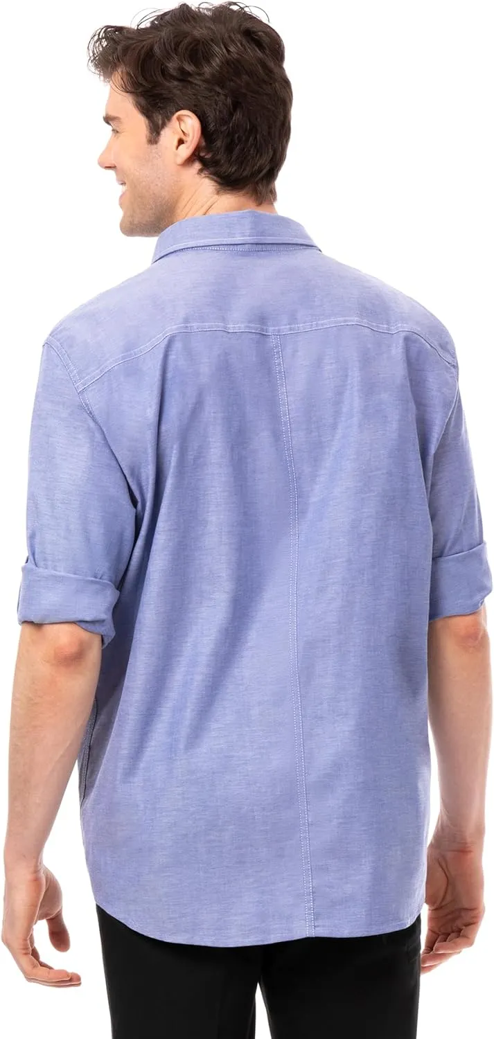 Chef Works Men's Modern Oxford Classic Shirt