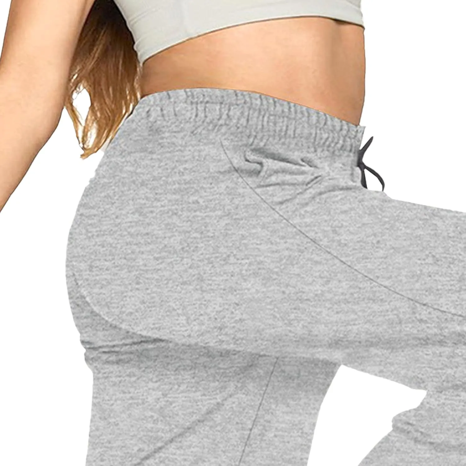 DGHM-JLMY Lady Fashion Commuter Straight Leg Pants Versatile Sports Loose Drawstring Trousers Essentials Wide Leg Pant
