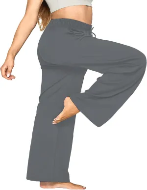 DGHM-JLMY Lady Fashion Commuter Straight Leg Pants Versatile Sports Loose Drawstring Trousers Essentials Wide Leg Pant