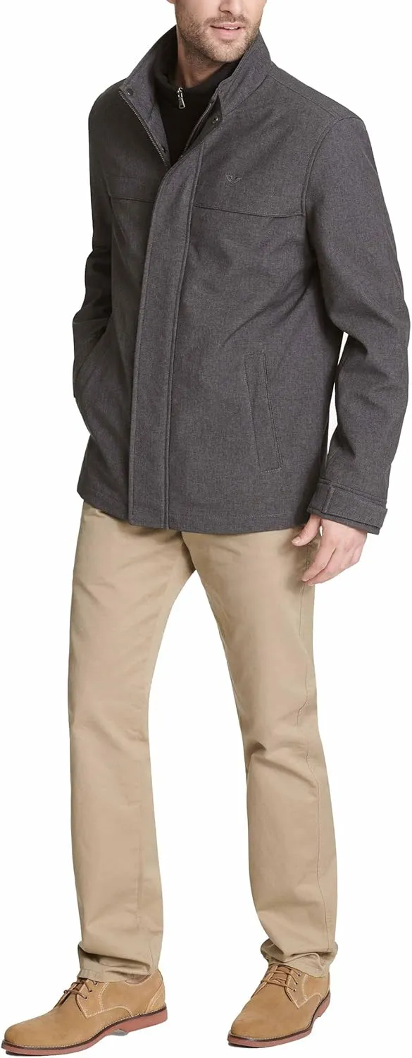 Dockers Men's Dwight Soft Shell Bib Jacket
