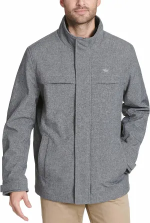 Dockers Men's Dwight Soft Shell Bib Jacket