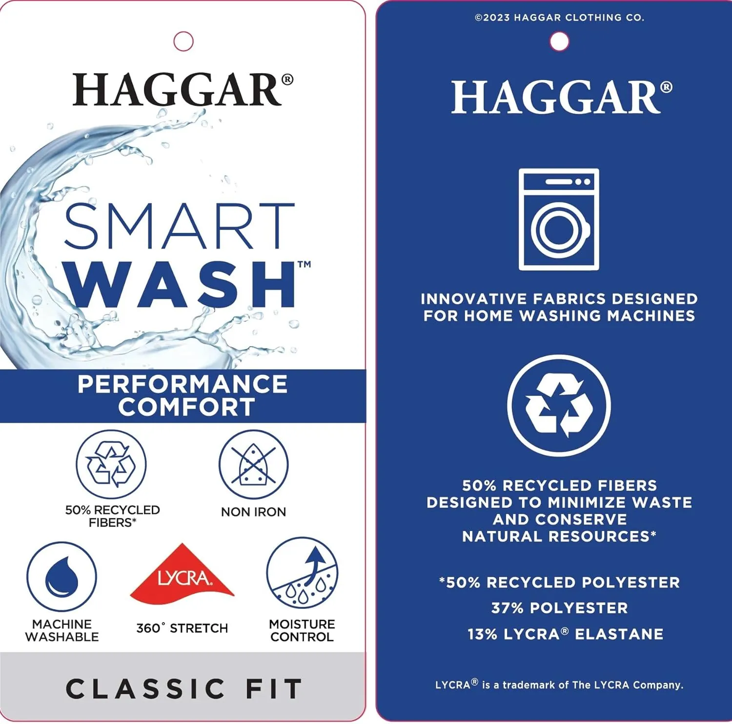 Haggar Men's Classic Fit Performance Comfort Shirt