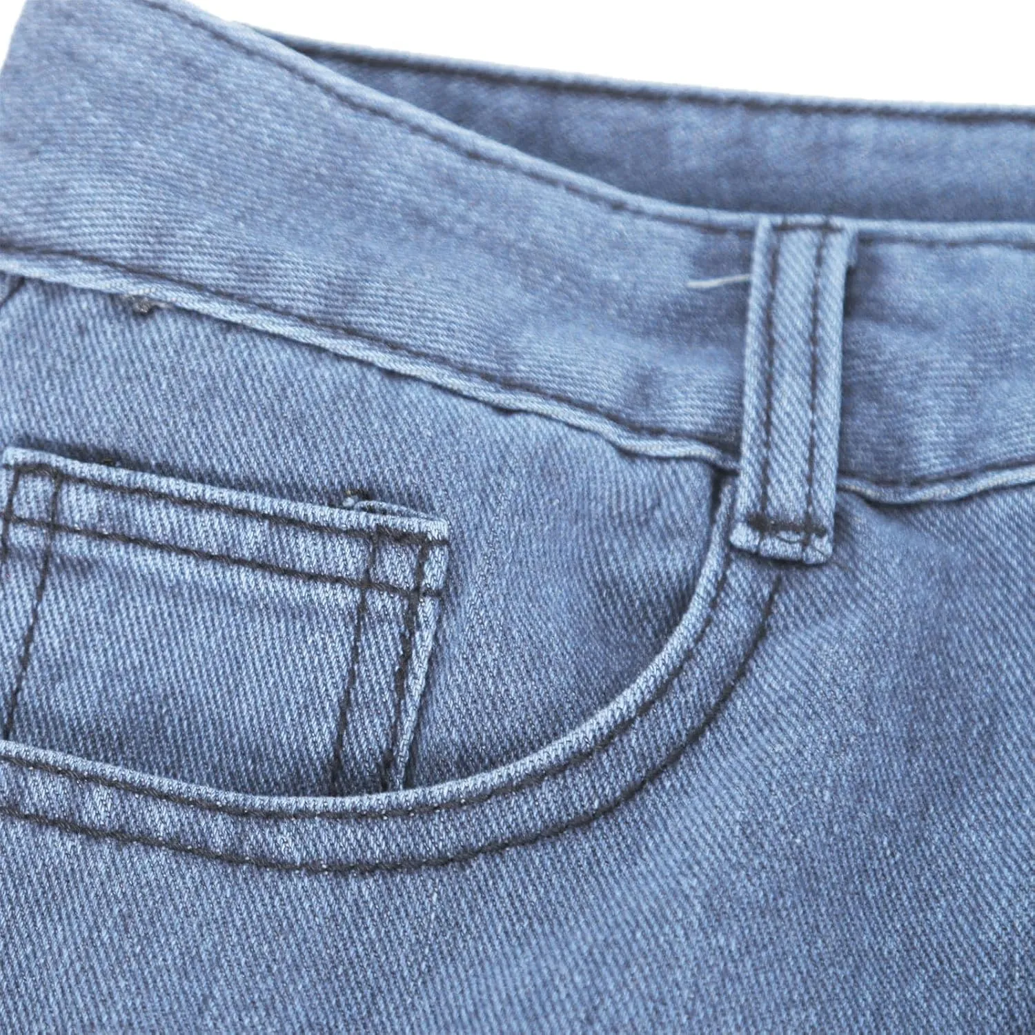HGps8w Classic Straight Leg Jeans for Women Stretchy Casual High Waisted Versatile Denim Pants with Pockets