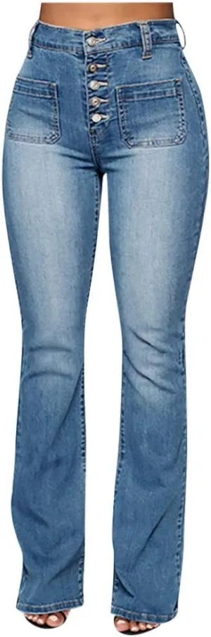 High Waisted Jeans for Women Jeans Poket Pants Mid Casual Denim Lace Women's Jeans High Waisted Jeans for Women