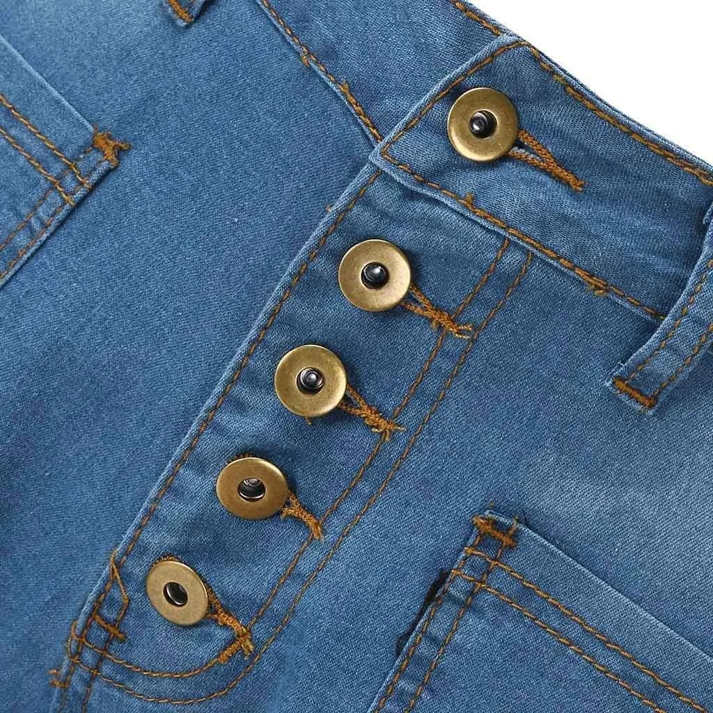 High Waisted Jeans for Women Jeans Poket Pants Mid Casual Denim Lace Women's Jeans High Waisted Jeans for Women