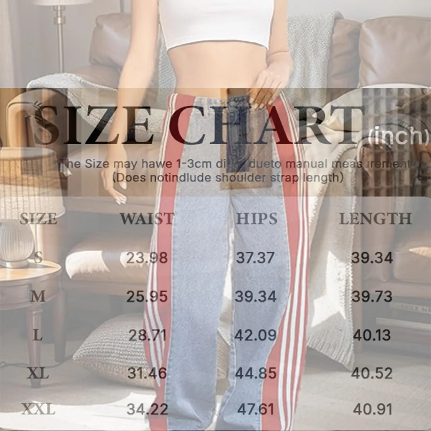 High Waisted Jeans for Women Wide Leg High Waisted Stretchy Buttoned Denim Pants Stretch Baggy Jeans