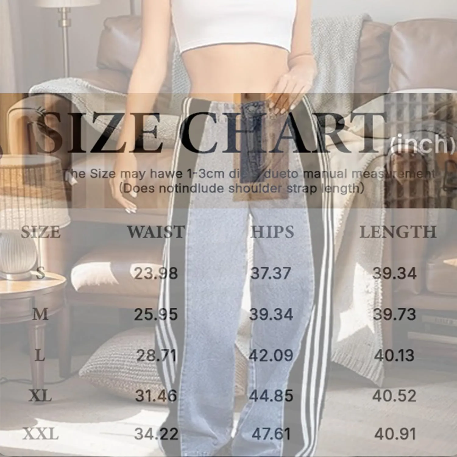 High Waisted Jeans for Women Wide Leg High Waisted Stretchy Buttoned Denim Pants Stretch Baggy Jeans