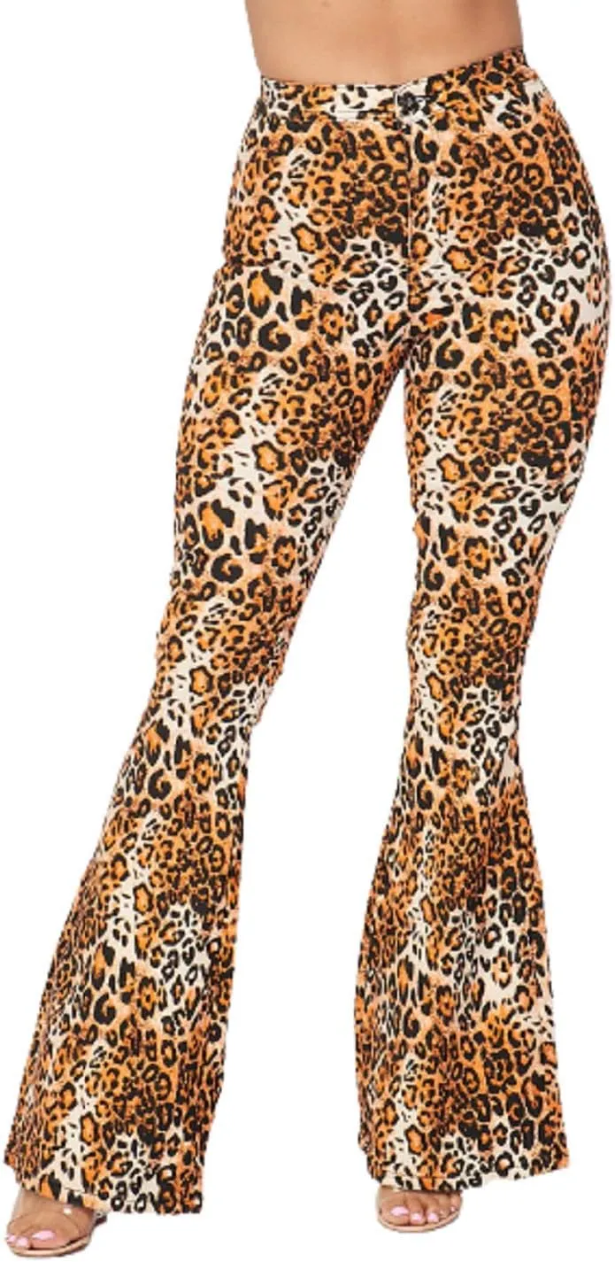 High Waisted Stretchy Bell Bottom Jeans