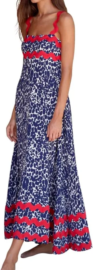 IDOPIP Womens Summer Casual Dress Beach Floral Maxi Dress Elegant Spaghetti Sleeveless Smocked Sundress Weeding Guest Dress