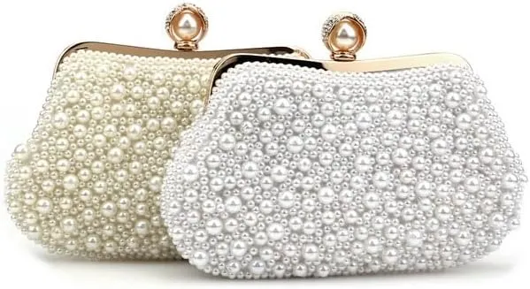 Imitation Pearls Evening Bag French Versatile Clutch Purses
