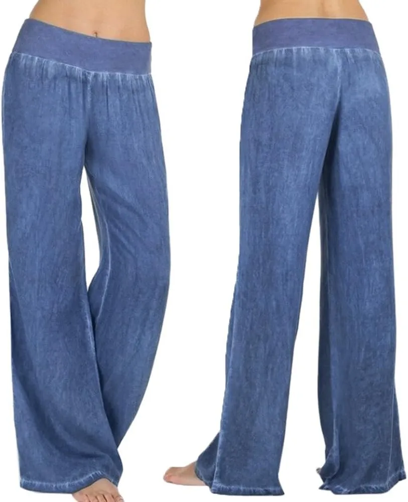 Jeans for Women 2024 Casual Loose Fit Light Wide Leg Jeans Straight Leg Denim Pants High Stretch Waisted Jeans