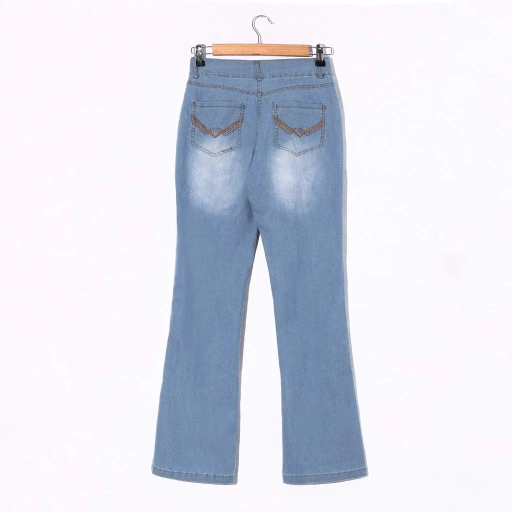 Jeans for Women High Waisted Bootcut Jeans Classic Slim Fit Skinny Jeans Fashion Plus Size Denim Pants with Pockets 2024