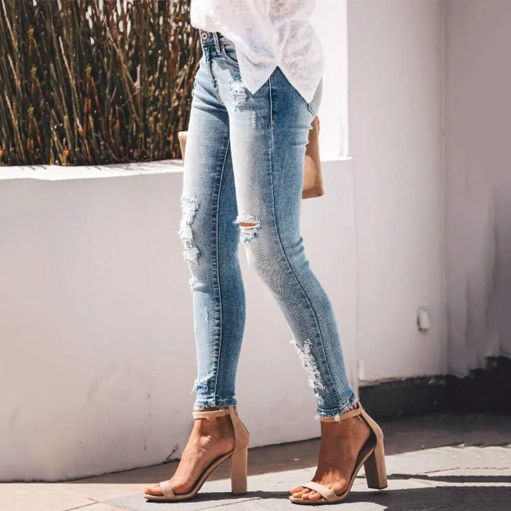 Jeans for Women Womens Jeans Poket Pants Mid Casual Denim Lace Women's Jeans Slimming Jeggings Jeans for Women