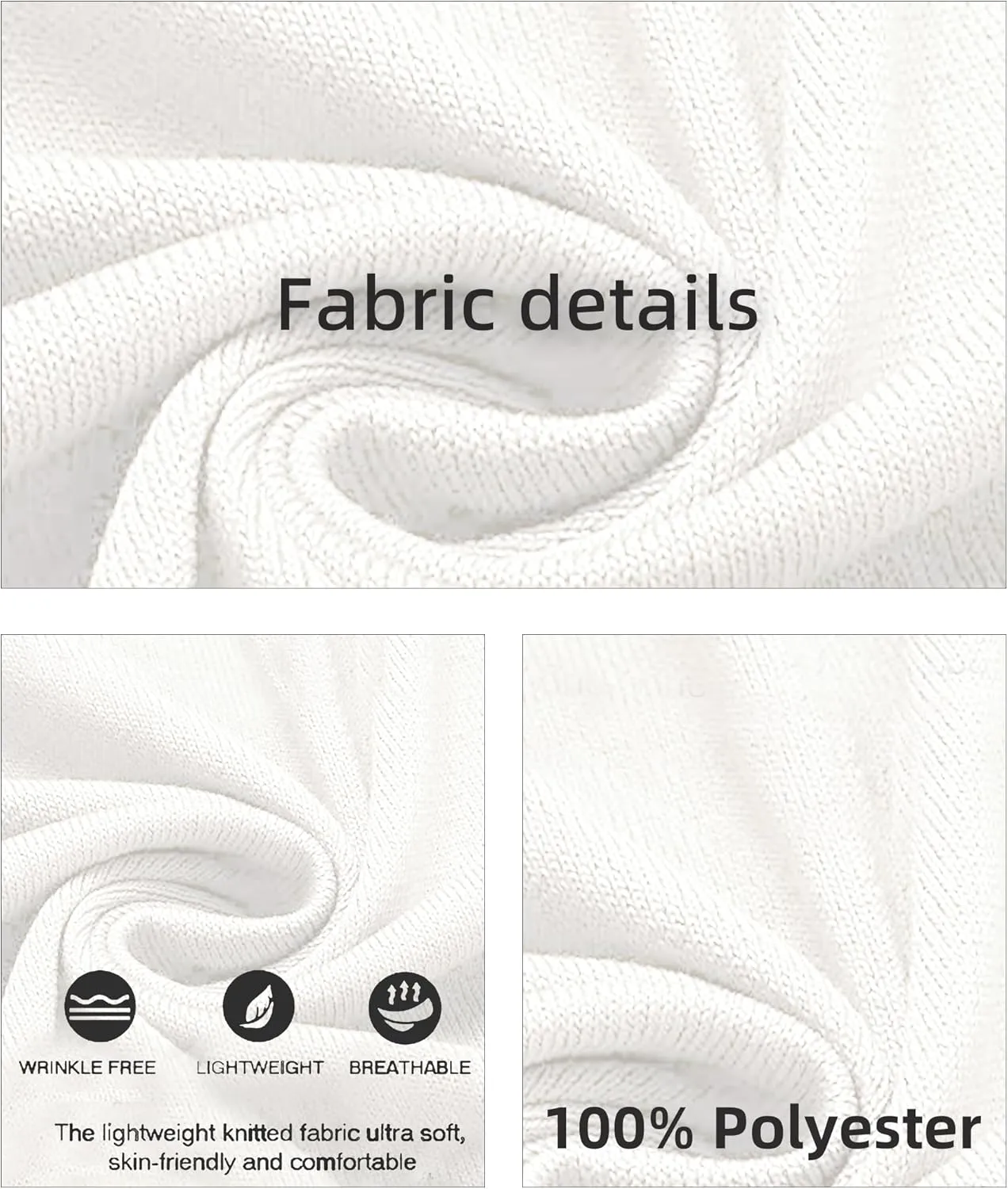 Knit Sweater for Men Long Sleeve Polo Shirt Striped Casual Golf Shirts