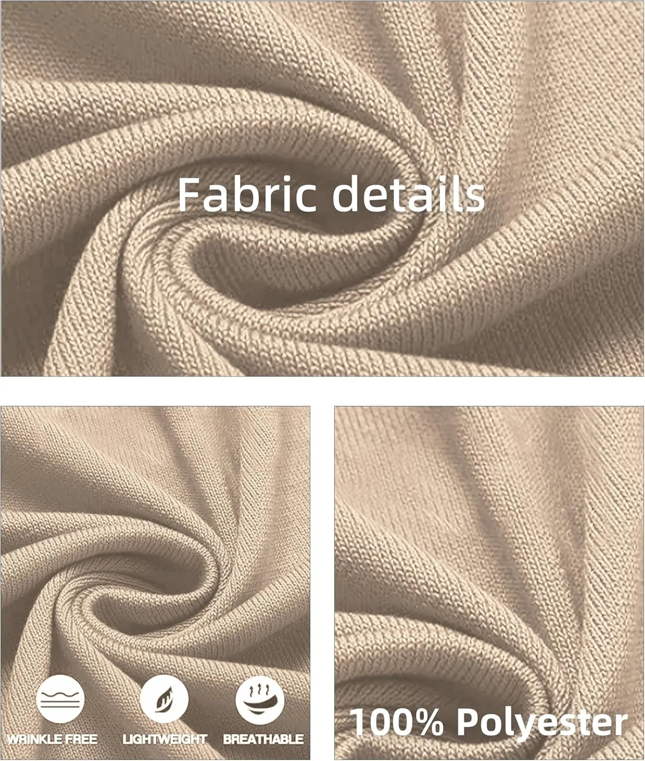 Knit Sweater for Men Long Sleeve Polo Shirt Striped Casual Golf Shirts