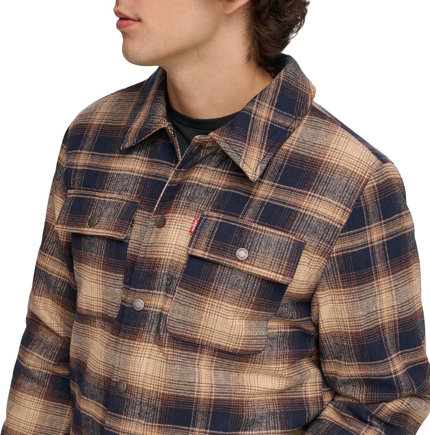 Levi's Men's Classic Plaid Shirt Jacket