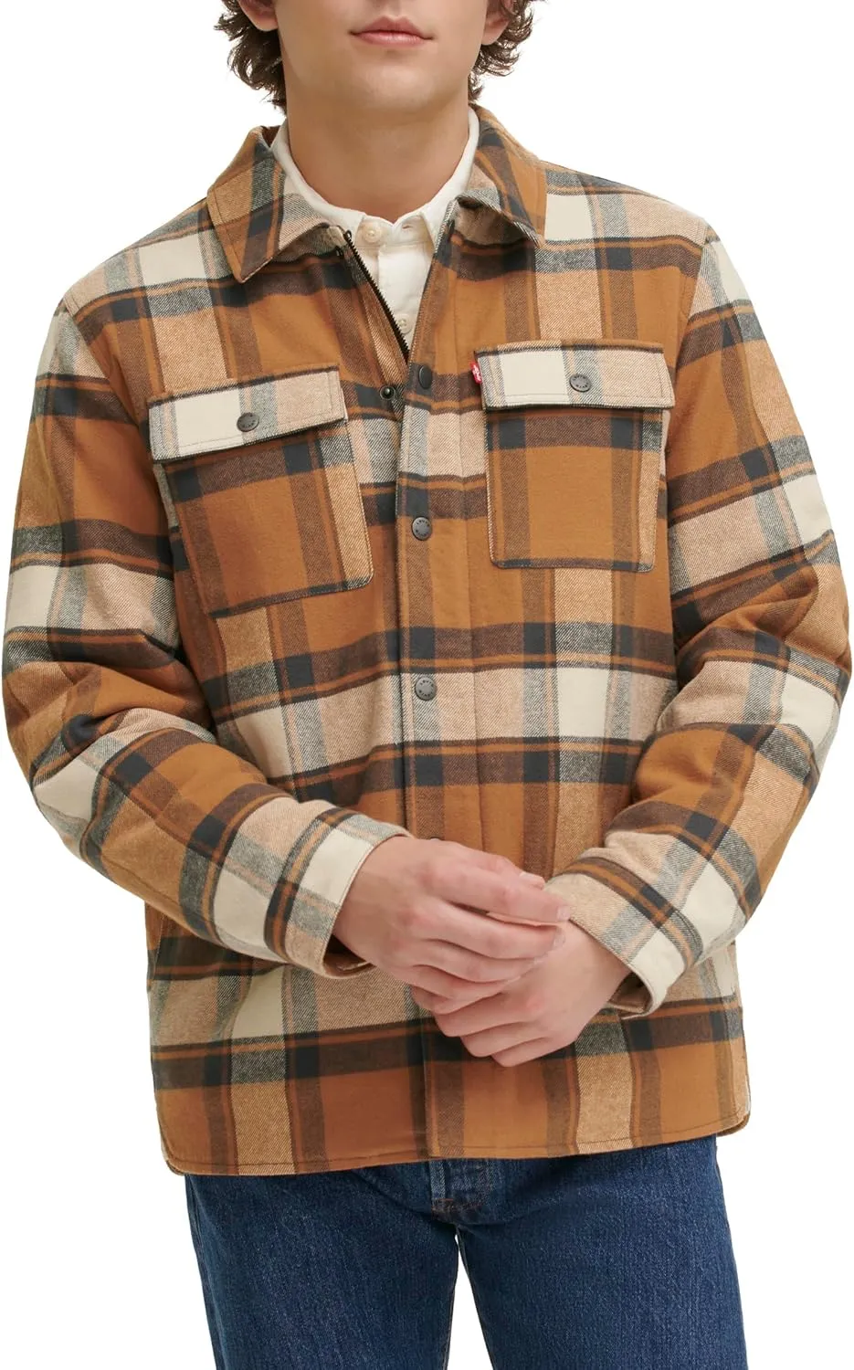 Levi's Men's Classic Plaid Shirt Jacket