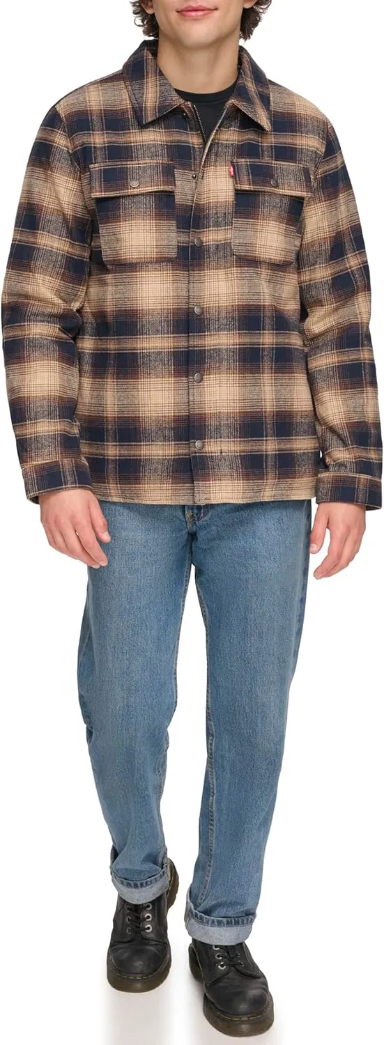 Levi's Men's Classic Plaid Shirt Jacket