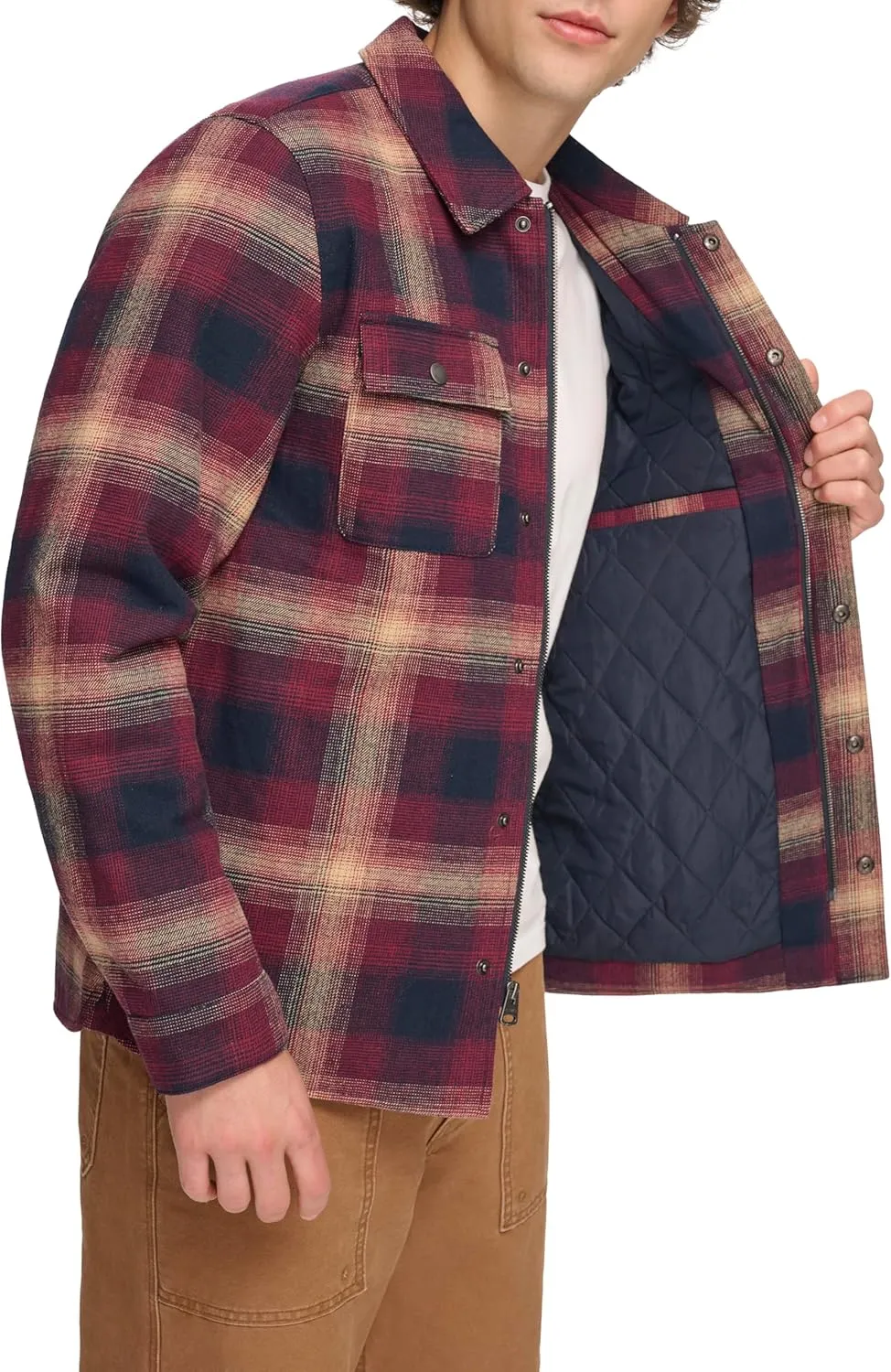 Levi's Men's Classic Plaid Shirt Jacket