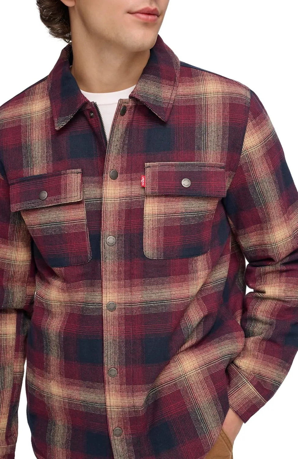 Levi's Men's Classic Plaid Shirt Jacket