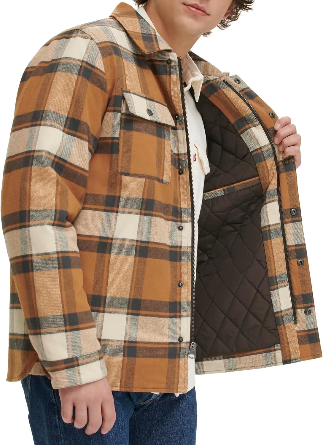 Levi's Men's Classic Plaid Shirt Jacket