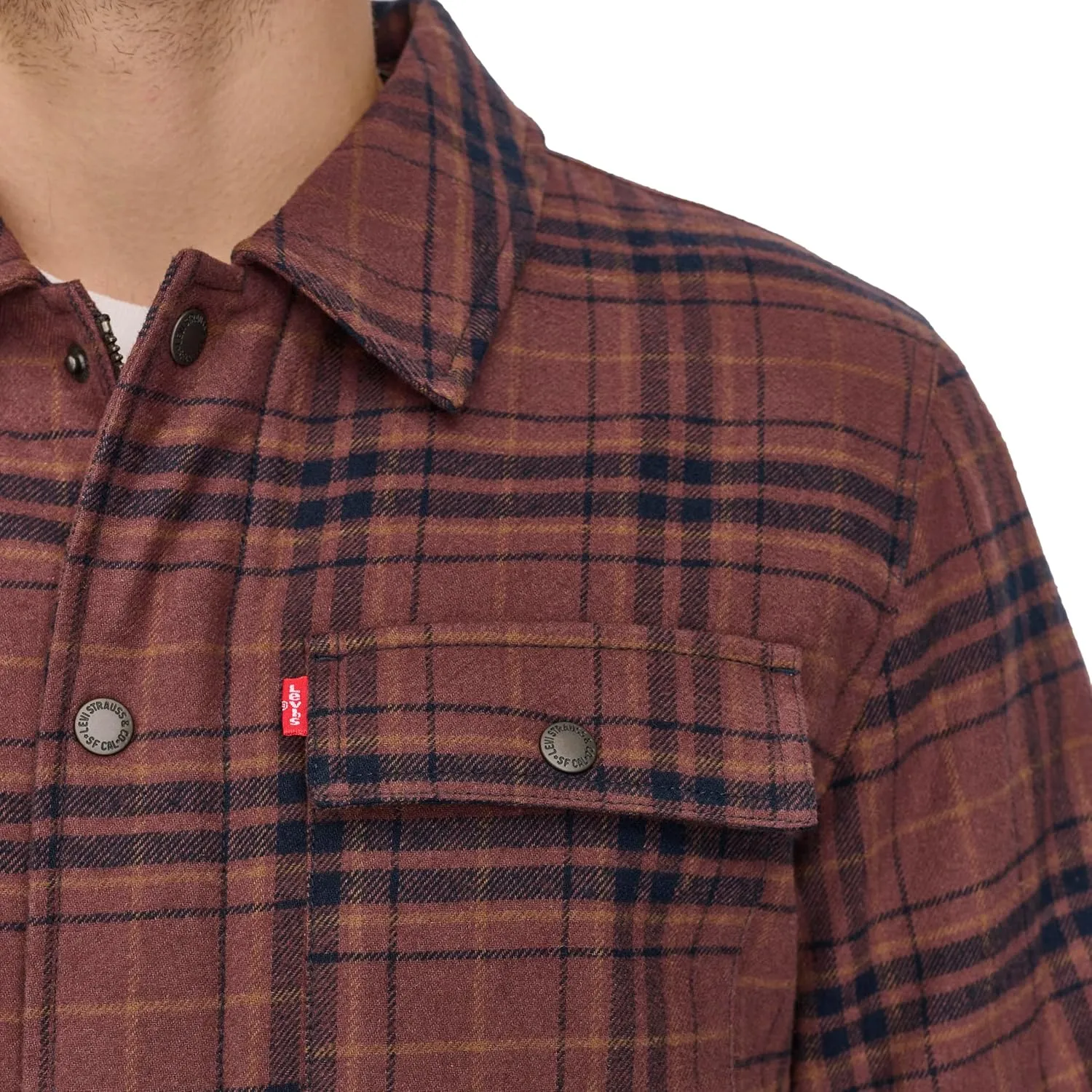 Levi's Men's Classic Plaid Shirt Jacket