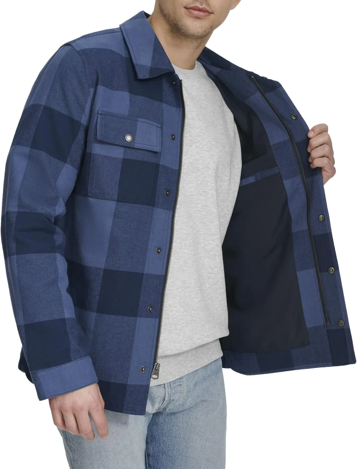 Levi's Men's Classic Plaid Shirt Jacket