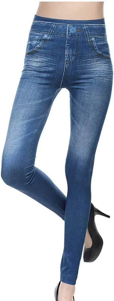 Light Sweatpant Jeans High Waisted Denim Pants Drawstring Skinny Stretchy Pant Casual Soft Jeans with Pockets