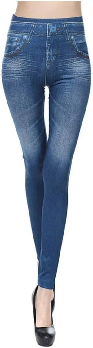 Light Sweatpant Jeans High Waisted Denim Pants Drawstring Skinny Stretchy Pant Casual Soft Jeans with Pockets