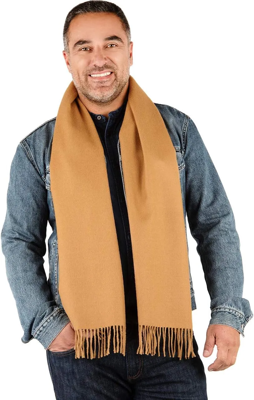 Luxurious 100% Baby Alpaca Scarf - Ultimate Softness - Classics for Men & Women