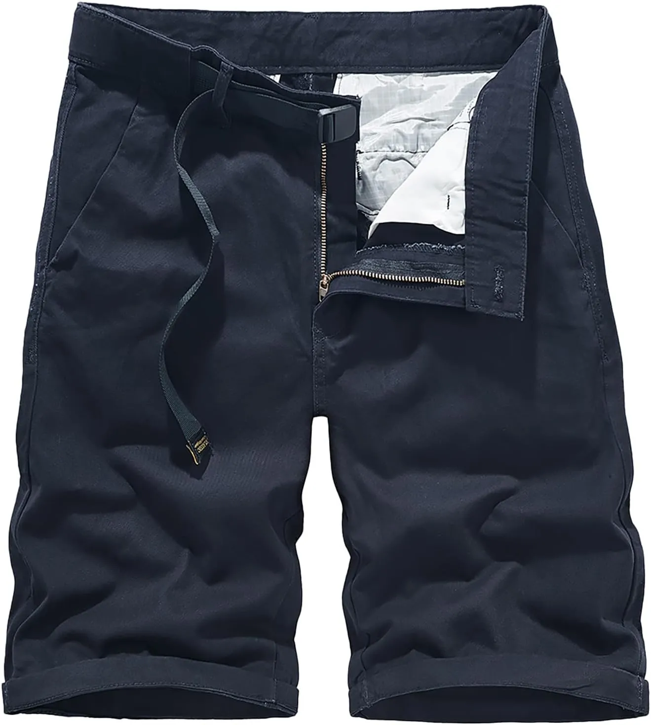Mens 2024 Cargo Shorts Summer Fashion Solid Combat High Waisted Street Hipster Pants Tactical Versatile Jogger Hiking Shorts
