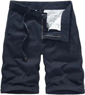 Mens 2024 Cargo Shorts Summer Fashion Solid Combat High Waisted Street Hipster Pants Tactical Versatile Jogger Hiking Shorts