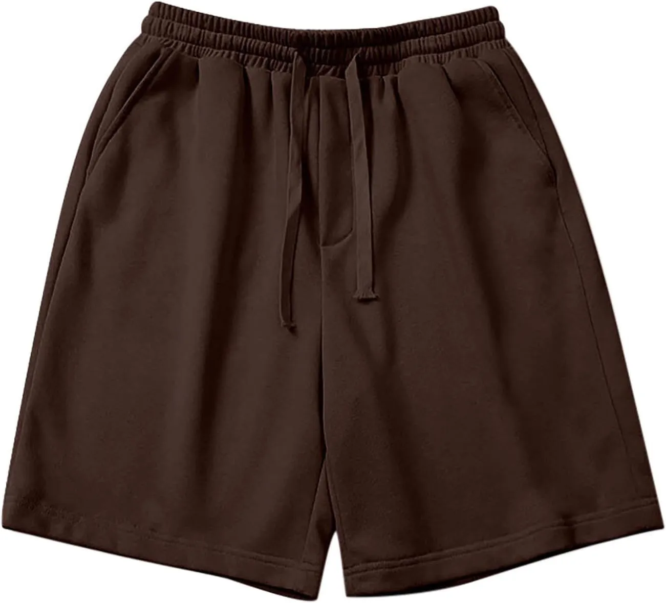 Men's Business Shorts Fashion Elastic Waist Drawstring Loose Fit Breathable Versatile Casaul Pants 2025 Summer Shorts
