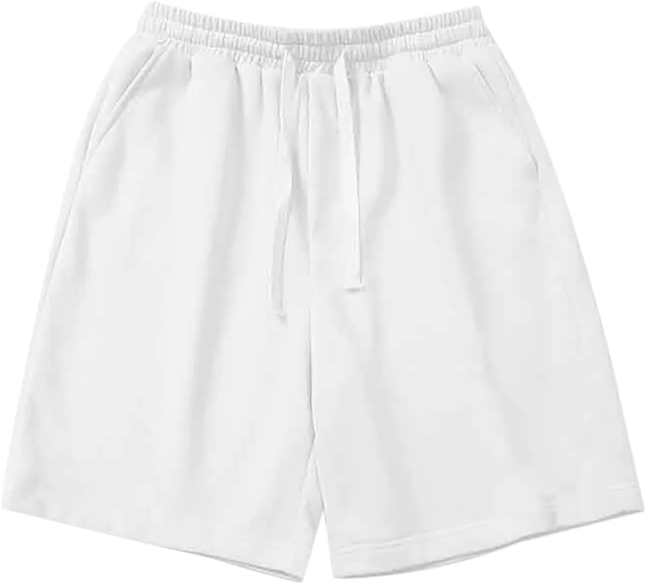Men's Business Shorts Fashion Elastic Waist Drawstring Loose Fit Breathable Versatile Casaul Pants 2025 Summer Shorts